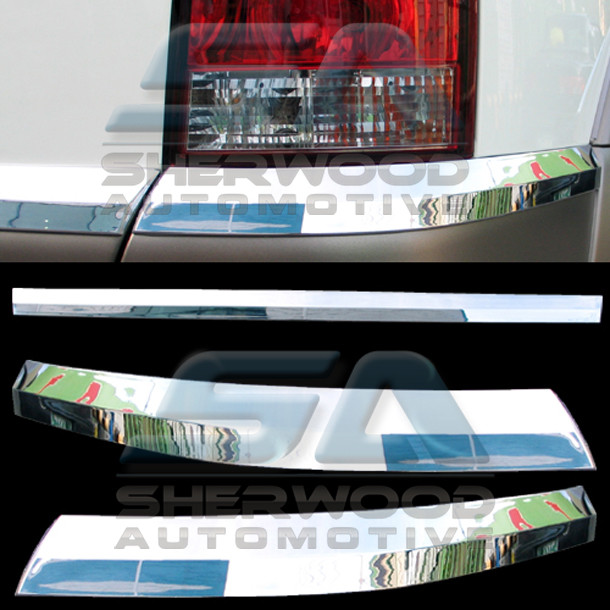 Rexton Chrome Rear Bumper Molding Set 2pc - Korean Auto Imports