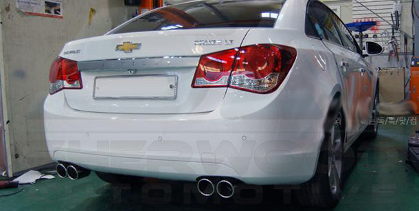 Chevy / Holden Cruze Dual Round Exhaust Tip Set 4pc DIY Korean Auto Imports