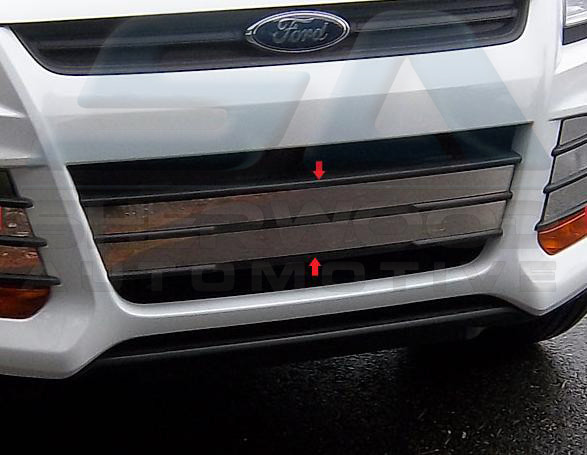 2013 Ford Escape CHROME Grill Accent Trim 2 pc - Korean Auto Imports