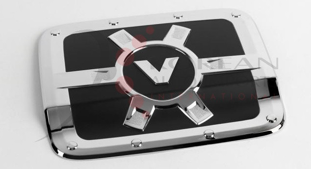 20062010 Accent AutoCar "A" Chrome Fuel Door Cover Korean Auto Imports