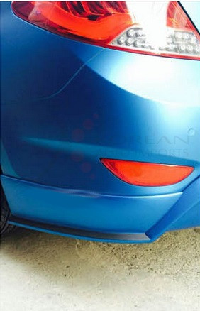 2011+ Accent/Solaris MyRide Rear Bumper Side Flare/Center Diffusor Combo Kit 3pc Korean Auto