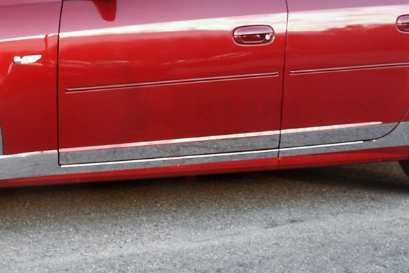 2003 2007 Cadillac CTS Chrome "LType" Rocker Panel Trim by SAA, 8