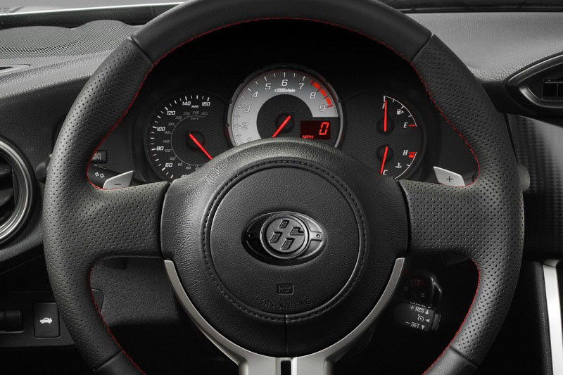 86 Matte Black Steering Wheel Emblem for 20132016 Scion FRS 2012