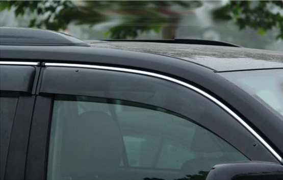 MercedesBenz GLC Chrome Trim Tinted Window Visors Set 4pc Korean