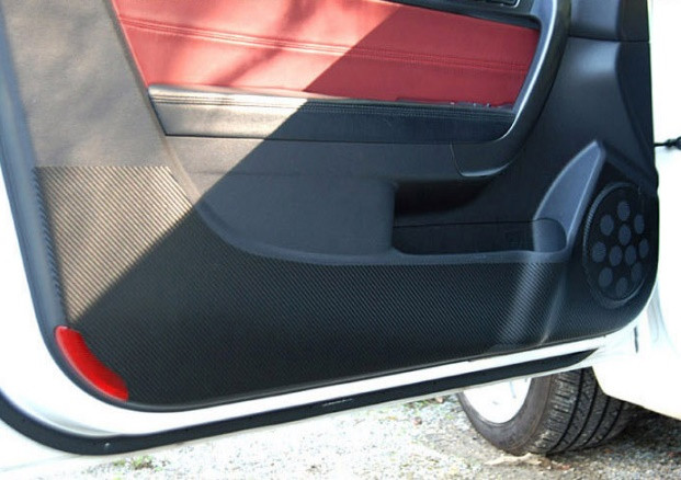 2017+ Genesis G80 Carbon Optic Interior Door Panel Protector Set 4pc