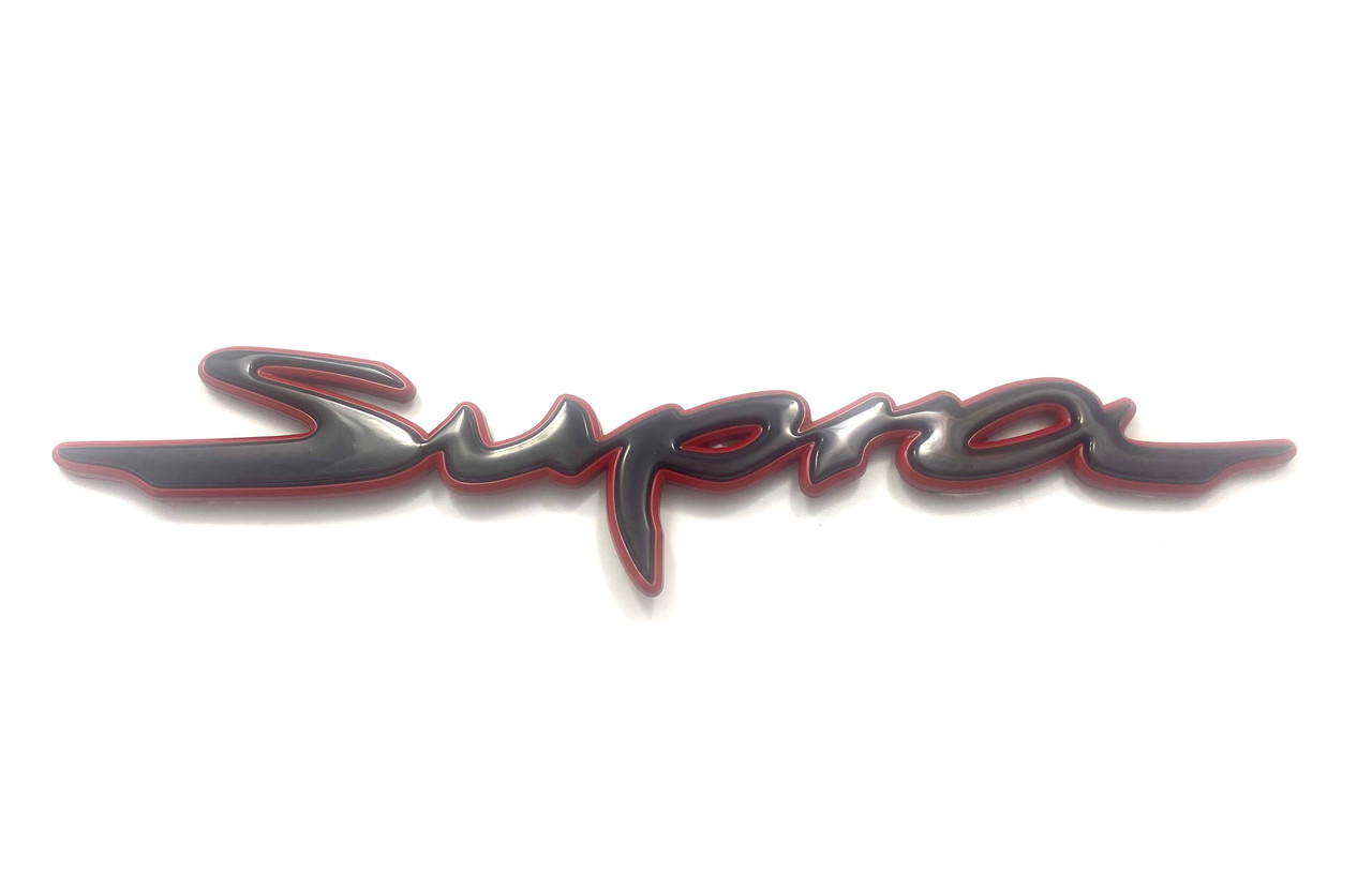 Rear Supra Emblem Overlay (Various Colors) - 2020+ Supra – StickerFab