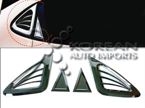 2007 Elantra Chrome C-Pillars Garnish Set