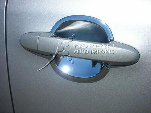 2007+ Santa Fe Chrome Door Shell Covers 2007+ Santa Fe Chrome Door Shell Covers