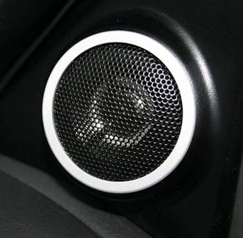 Santa Fe Brushed Aluminum Tweeter Rings