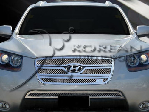 2007 Santa Fe Chrome Mesh Grill 2007 Santa Fe Chrome Mesh Grill
