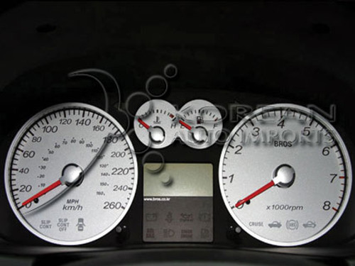 Tiburon BROS Cluster Gauges