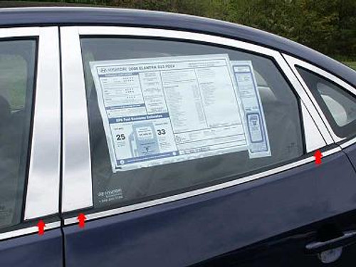 2007+ Elantra SS Door Pillars 6pc Set