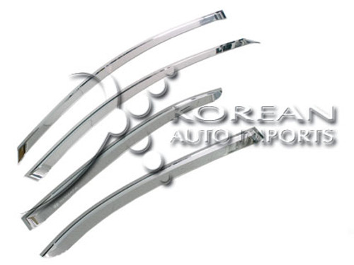 09+ Sonata Chrome Visors