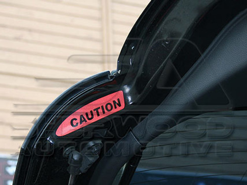 Captiva Caution Reflective Stickers
