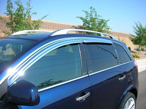 Captiva Chrome Window Visors Captiva Chrome Window Visors