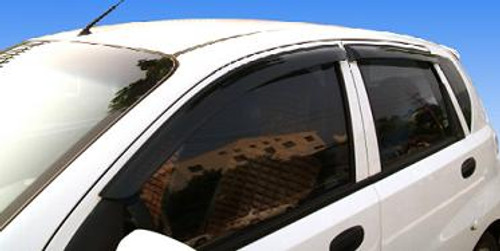 Aveo / Kalos 5 Smoke Window Visors Aveo / Kalos 5 Smoke Window Visors
