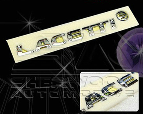 Lacetti Crystal Letter Emblem Lacetti Crystal Letter Emblem