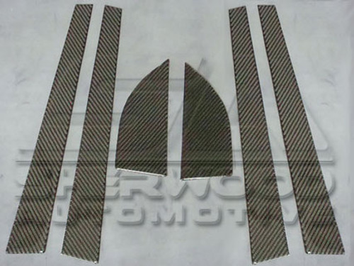 Sonata Carbon Fiber Door Pillar Set