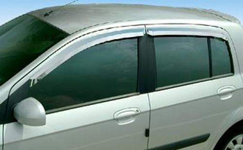 Getz/Click Chrome Visors