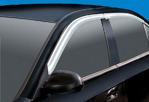 Elantra XD Chrome Window Visors Elantra XD Chrome Window Visors