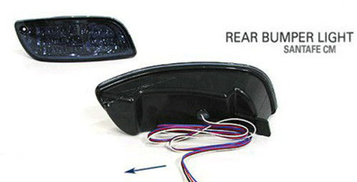 2007+ Santa Fe Hyperflux LED Bumper Lights (Black) 2007+ Santa Fe Hyperflux LED Bumper Lights (Black)