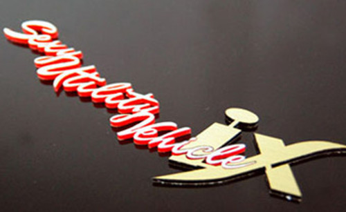 2010+ Tucson "Sexy IX" Accent Emblem