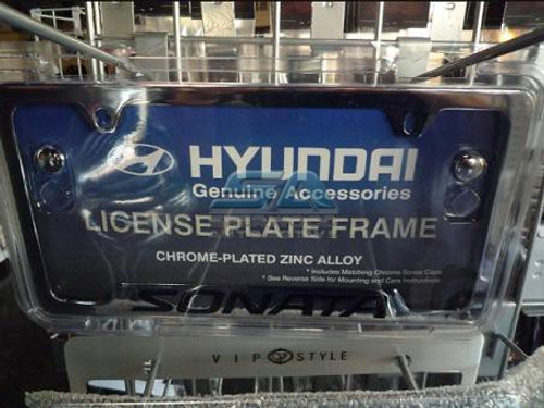 Sonata i45 Chrome License Plate Frame Sonata i45 Chrome License Plate Frame