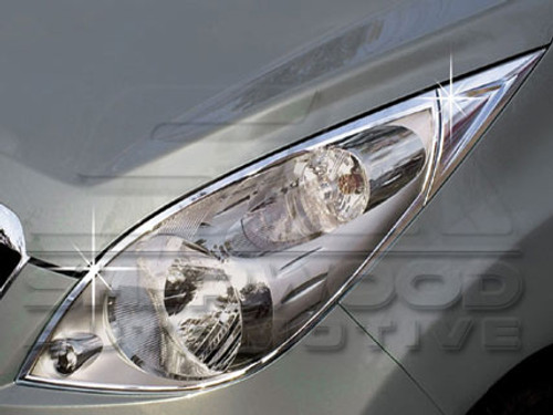 Chevy / Holden Spark Chrome Headlight Trim Set