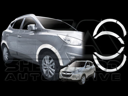 2010+ Tucson Chrome Fender Molding Set 2010+ Tucson Chrome Fender Molding Set