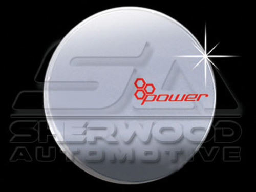 2010+ Tucson "Power" Chrome Fuel Door Cover 2010+ Tucson "Power" Chrome Fuel Door Cover