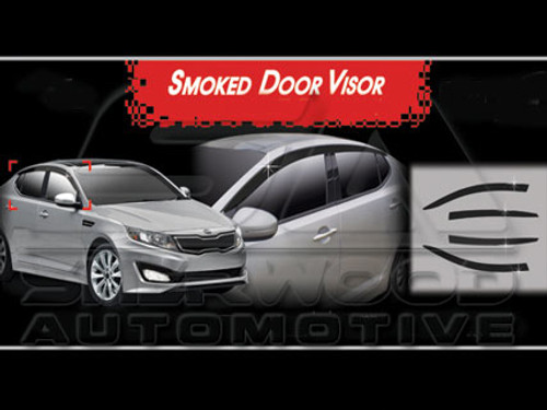 2011+ Optima K5 Tinted Window Visors 2011+ Optima K5 Tinted Window Visors