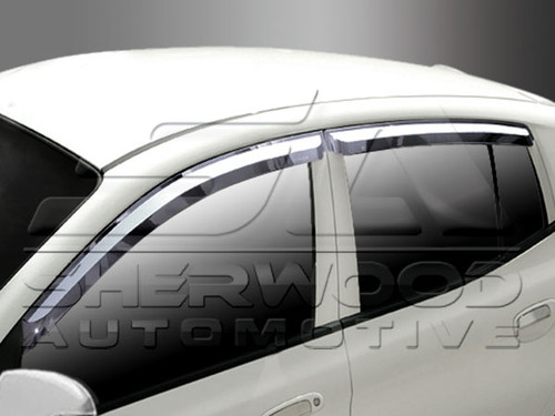 2011+ Picanto / Morning Chrome Window visors 4pc 2011+ Picanto / Morning Chrome Window visors 4pc