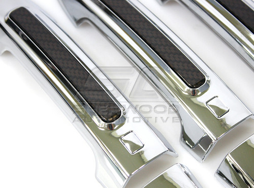 2010+ CM Santa Fe Chrome/Carbon Door Handle Covers 2010+ CM Santa Fe Chrome/Carbon Door Handle Covers