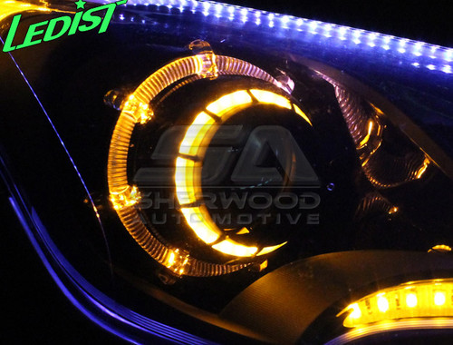 Veloster 2-way LED Angel Eye Set 2pc Veloster 2-way LED Angel Eye Set 2pc