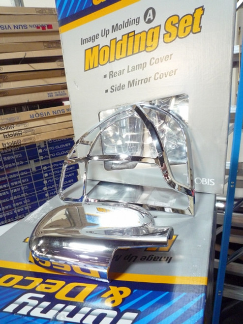 2001-2004 Santa Fe 7pc Type C CHROME PACKAGE 2001-2004 Santa Fe 7pc Type C CHROME PACKAGE