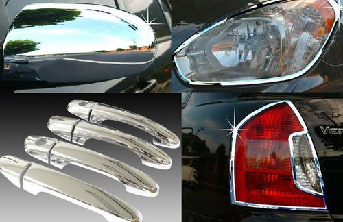 2006-2010 Accent / Verna Best Sellers Chrome Trim Package 2006-2010 Accent / Verna Best Sellers Chrome Trim Package