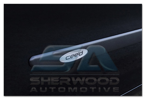 Ceed Black Door Molding Protector Set Ceed Black Door Molding Protector Set