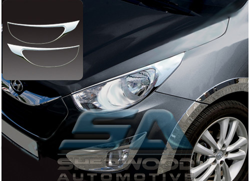 2010+ Tucson IX Chrome Headlight Trim Set Type 2 2010+ Tucson IX Chrome Headlight Trim Set Type 2