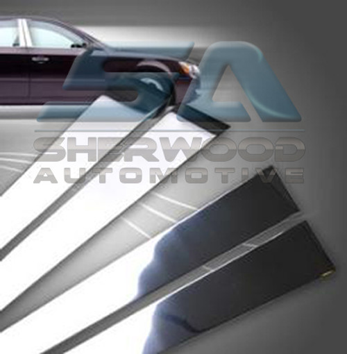 Forte Sedan Chrome Stainless Steel Door Pillars Post 4pc Forte Sedan Chrome Stainless Steel Door Pillars Post 4pc