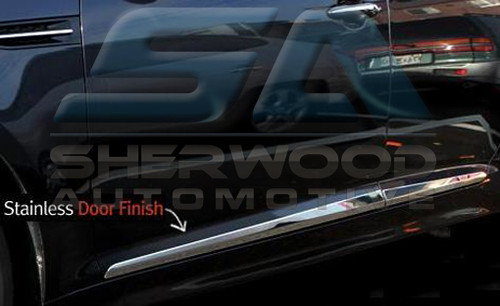 Chevy Spark Chrome Stainless Steel Door Guard Molding Set 4