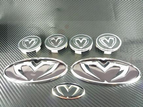 Entourage M&S Chrome GRILL TRUNK STEERING CAPS