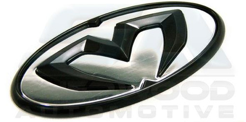 Trajet XG M&S Black/Chrome GRILL Trunk Steering Cap Emblem 7pc