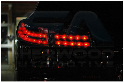 2010+ Santa Fe BLACK Euro Style LED Taillights 4pc 2010+ Santa Fe BLACK Euro Style LED Taillights 4pc