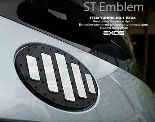 2010+ Tucson IX Exos Digital Emblem Badge Set Grill Trunk 2pc 2010+ Tucson IX Exos Digital Emblem Badge Set Grill Trunk 2pc