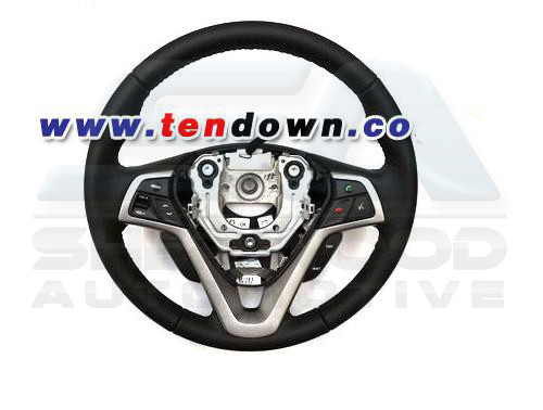 Veloster Leather/Metallic Steering Wheel w/ Controls Veloster Leather/Metallic Steering Wheel w/ Controls