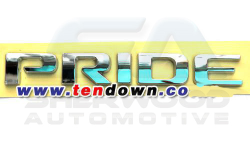 2012+ Rio 5 Door "PRIDE" Chrome Letter Emblem