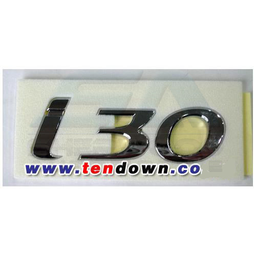 i30 Chrome Letter Emblem i30 Chrome Letter Emblem