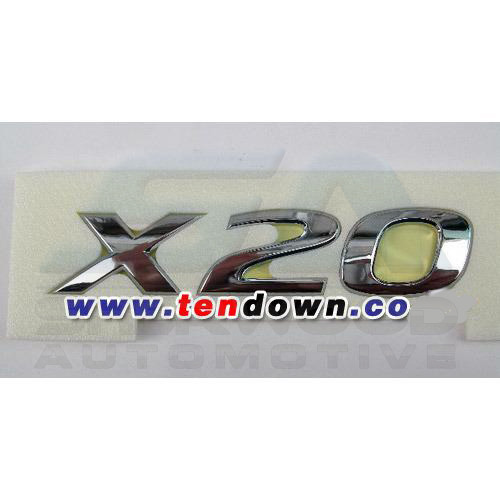 2010+ Tucson IX "X20" Chrome Emblem