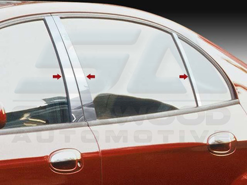 Suzuki Verona Stainless Steel Chrome Door Pillar Post Set 6pc Suzuki Verona Stainless Steel Chrome Door Pillar Post Set 6pc