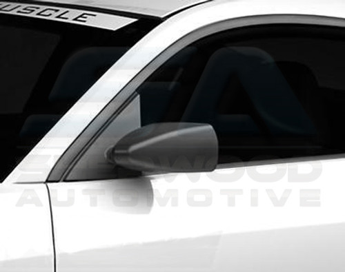 Getz/Click Black Side Mirror Covers 2pc Set